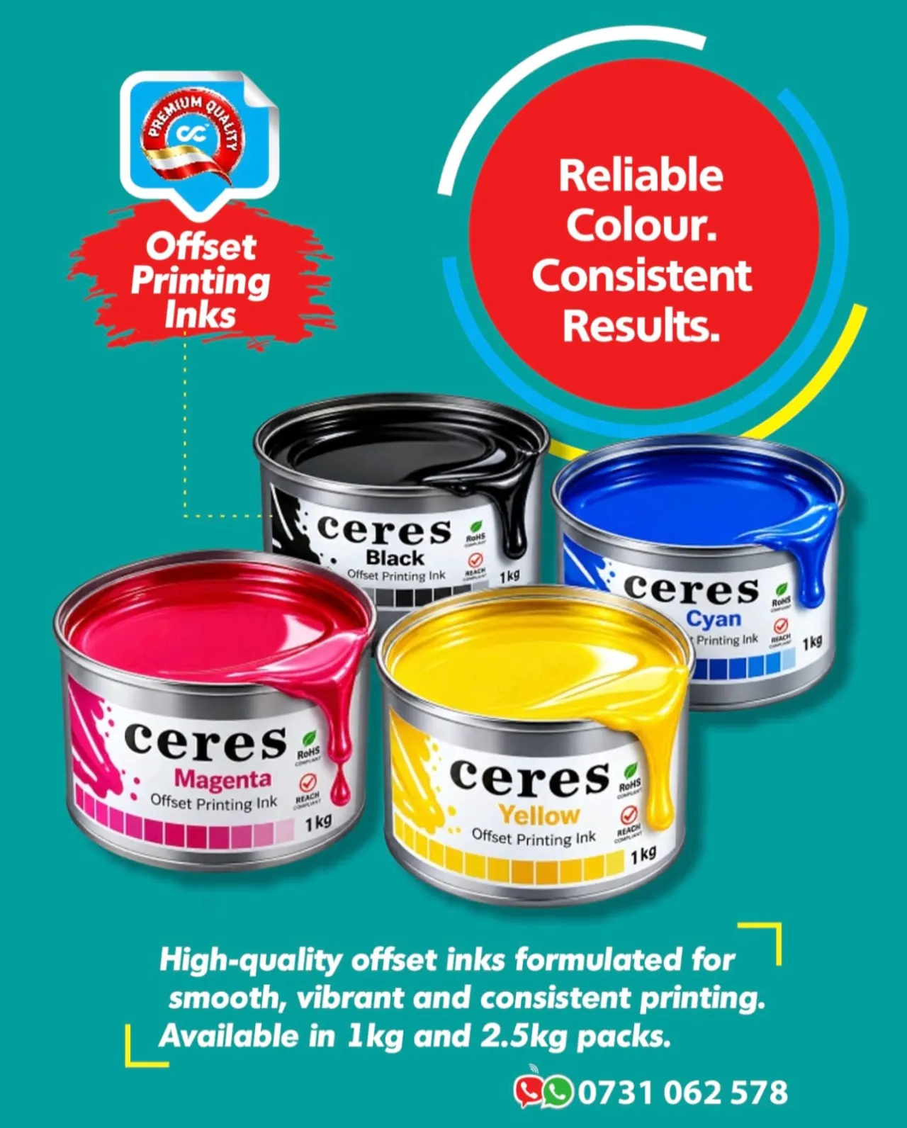 A-1 Grade 1 Yellow Offset Ink product image